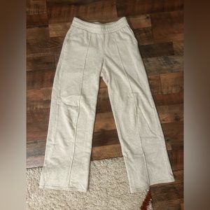 AE Fleece Skater Wide-Leg Sweatpants